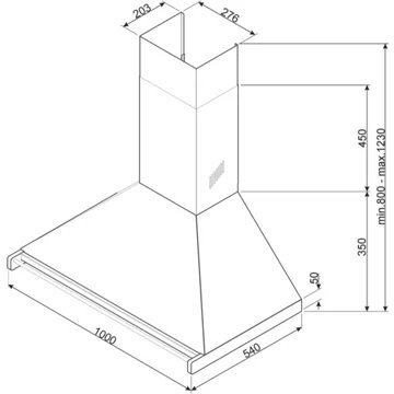 Hotte décorative murale SMEG KD100HXE – Image 5