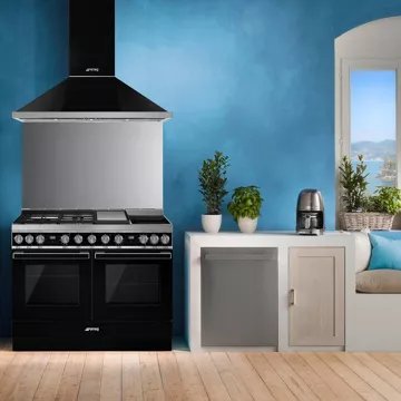 Hotte décorative murale SMEG KPF12BL – Image 3