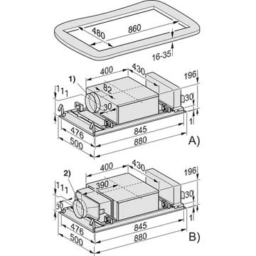 Hotte plafond MIELE DAC 4940 EDST Stella Ambient – Image 4