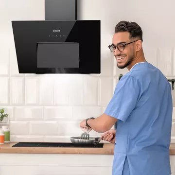 Hotte décorative murale inclinée CIARRA CD6736MB – Image 9