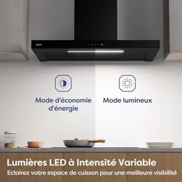 Hotte décorative murale CIARRA CD9102B – Image 3