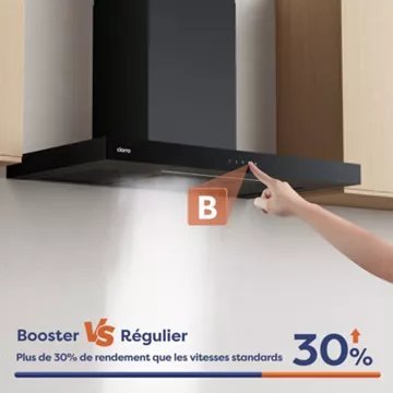 Hotte décorative murale CIARRA CD9102B – Image 4