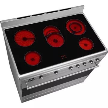 Piano de cuisson vitrocéramique SMEG SCD91CMX9 Vitro – Image 4