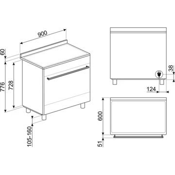Piano de cuisson vitrocéramique SMEG SCD91CMX9 Vitro – Image 9