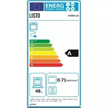 Cuisinière vitrocéramique LISTO CV5055 L3n – Image 3