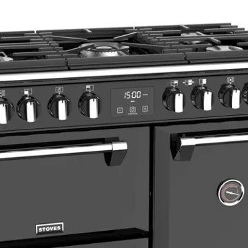 Piano de cuisson gaz STOVES RICHMOND DELUXE 90 DFT NOIR – Image 15