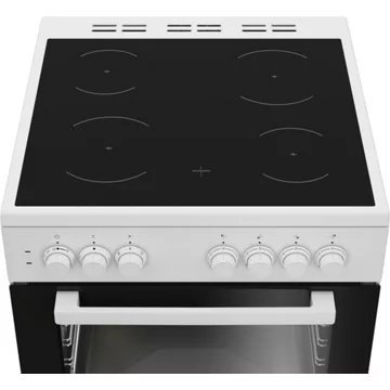 Cuisinière vitrocéramique BEKO FSE67100GWS 60cm – Image 3