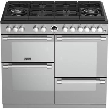 Piano de cuisson gaz STOVES STERLING GLASS 100 DFT INOX – Image 2