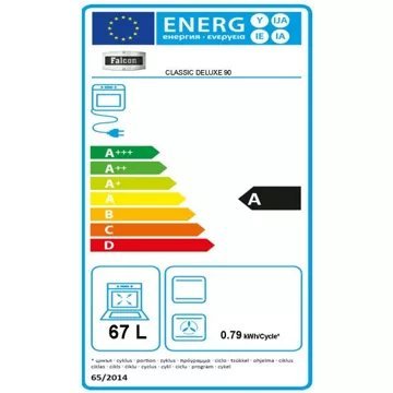 Piano de cuisson gaz FALCON DELUX90 MIXT VERT OLIVE/CHROME – Image 5