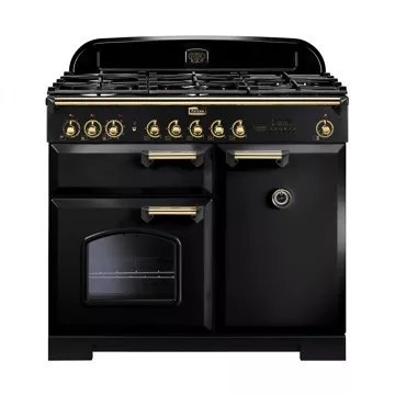 Piano de cuisson gaz FALCON CLASSIC DELUXE 100 NOIR/LAITON