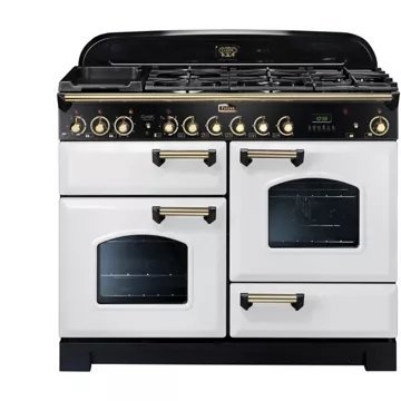 Piano de cuisson mixte 110 BLANC LAITON