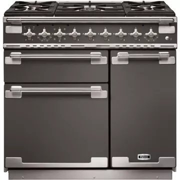 Piano de cuisson gaz FALCON ELISE90 MIXT GRIS