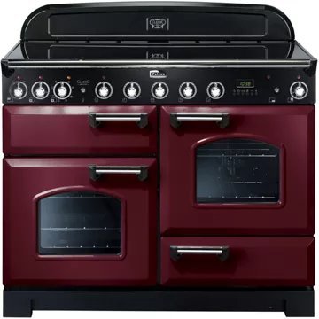 Piano de cuisson induction FALCON DELUX110 INDUC ROUGE CHROME