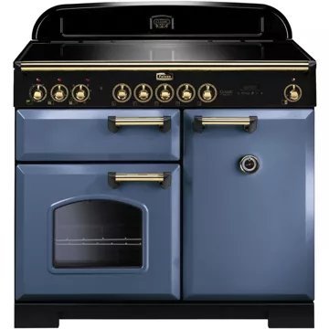 Piano de cuisson induction FALCON CLASSIC DELUXE 100 ROCHE BLEUE LAITON – Image 2