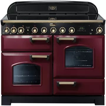 Piano de cuisson induction FALCON DELUX110 INDUC ROUGE/LAITON