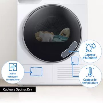 Sèche linge pompe à chaleur SAMSUNG DV90T7240BH – Image 13