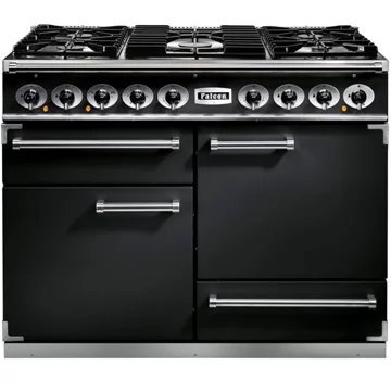 Piano de cuisson gaz FALCON PKR110 NOIR CHROM/BRILLANTES