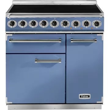 Piano de cuisson induction FALCON Semi Pro DELUXE 90 BLEU DE CHINE NICKEL