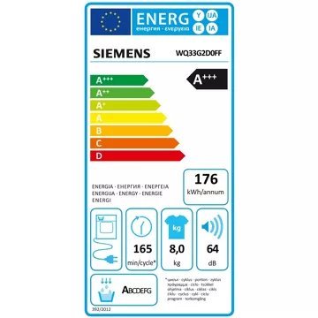 Sèche linge pompe à chaleur SIEMENS WQ33G2D0FF – Image 9