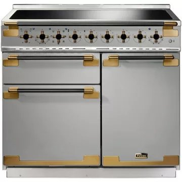 Piano de cuisson induction FALCON ELISE LUXE TAB IND 100 CMINOX et NOIR LA – Image 2
