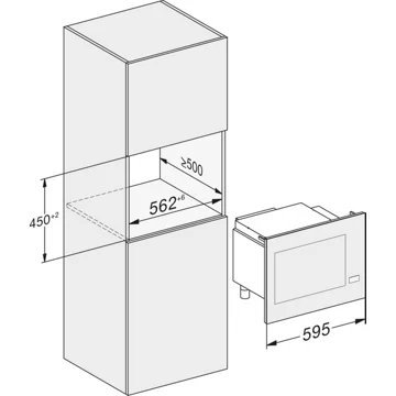 Micro ondes encastrable MIELE M 2240 SC – Image 3