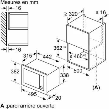 Micro ondes encastrable SIEMENS BF523LMB3 IQ300 cookControl7 – Image 6