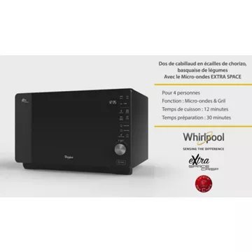 Micro ondes grill WHIRLPOOL MWF421SL ExtraSpace – Image 18