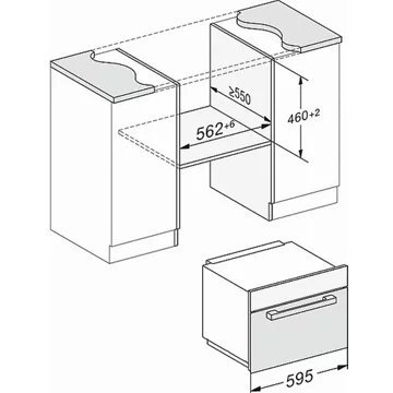 Micro ondes grill encastrable MIELE M 7244 TC NR – Image 4