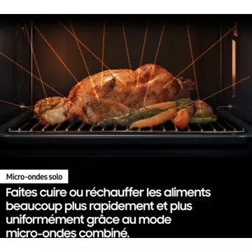 Micro ondes combiné encastrable SAMSUNG NQ5B6753CAK Bespoke – Image 4
