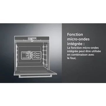 Micro ondes combiné encastrable SIEMENS CM585AGS1F – Image 6