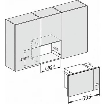 Micro ondes grill encastrable MIELE M 2234 SC NR – Image 6