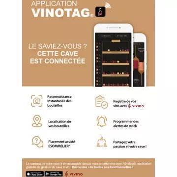 Cave à vin de service LA SOMMELIERE LS102DZBLACK – Image 3