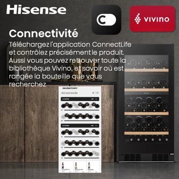 Cave à vin vieillissement HISENSE RW3N230GELF – Image 5