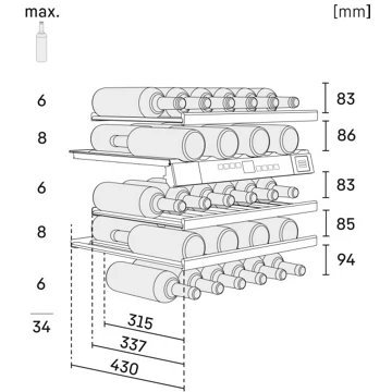 Cave à vin polyvalente LIEBHERR UWTgb1682-26 – Image 7
