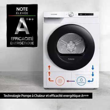 Sèche linge pompe à chaleur SAMSUNG DV80T5220AW – Image 4