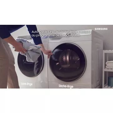 Sèche linge pompe à chaleur SAMSUNG DV80T5220AW – Image 20