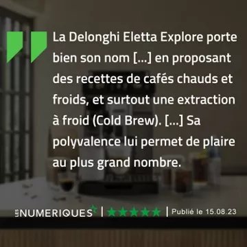 Expresso Broyeur DELONGHI eletta explore ECAM450.65.G – Image 8