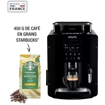 Expresso Broyeur KRUPS YY4729FD essential avec cafe starbucks
