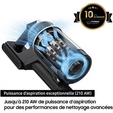 Aspirateur balai SAMSUNG Jet 95 Pet 2 Batteries VS20C95D2TK – Image 5