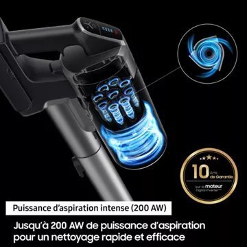 Aspirateur balai SAMSUNG Jet 75E Pet VS20B75BGR4 – Image 5