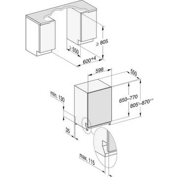 Lave vaisselle encastrable MIELE G 5152 SCVi – Image 9