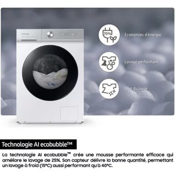 Lave linge hublot SAMSUNG WW90DG6U85LK Bespoke – Image 7