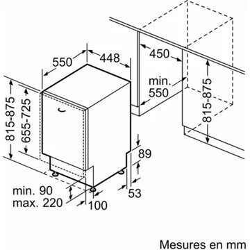 Lave vaisselle encastrable BOSCH SPV6YMX08F – Image 10