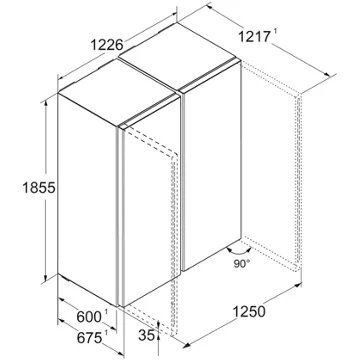 Réfrigérateur Américain LIEBHERR XRFbd5220-22 – Image 6