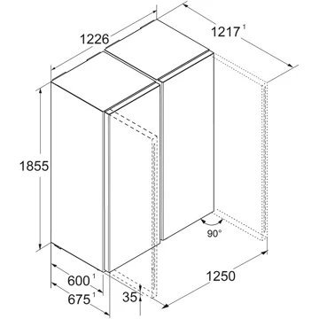 Réfrigérateur Américain LIEBHERR XRFbd5220-22 – Image 17