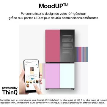 Réfrigérateur multi portes LG GMV960NNME MoodUP – Image 4