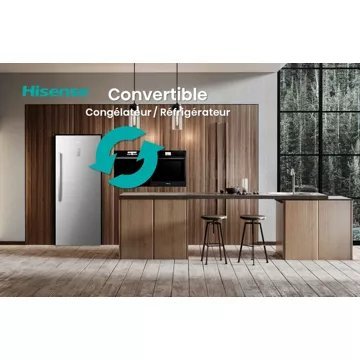 Congélateur armoire HISENSE FT500N4AIE réversible en réfrigérateur – Image 4