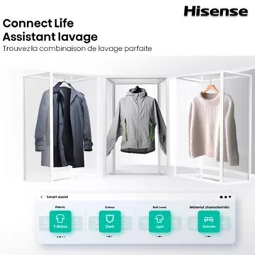 Lave linge hublot HISENSE WF7S1247BB – Image 11