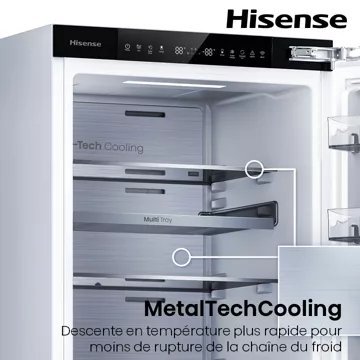 Réfrigérateur combiné encastrable HISENSE RB3B280SAWE – Image 8