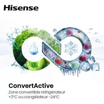 Réfrigérateur combiné encastrable HISENSE RB3B280SAWE – Image 11